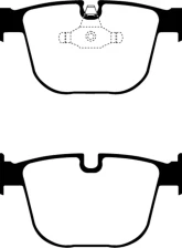 EBC Brakes Greenstuff Street sport Rear Disc Brake Pad Set FMSI D919 BMW Rear                                     - DP21451 - Image 3