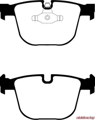 EBC Brakes Greenstuff Street sport Rear Disc Brake Pad Set FMSI D919 BMW Rear - DP21451