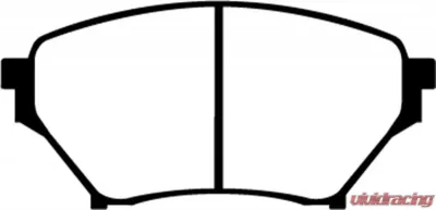 EBC Brakes Greenstuff Street sport Front Disc Brake Pad Set FMSI D890 Mazda Miata Front 2001-2005 1.8L 4-Cyl - DP21452