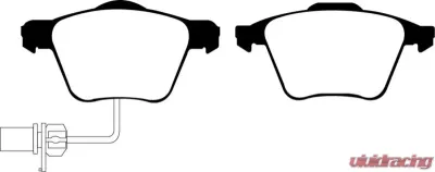 EBC Brakes Greenstuff Street sport Front Disc Brake Pad Set FMSI D1111 Audi Front - DP21495