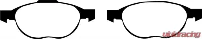 EBC Brakes Greenstuff Street sport Front Disc Brake Pad Set FMSI D1044 Front - DP21524