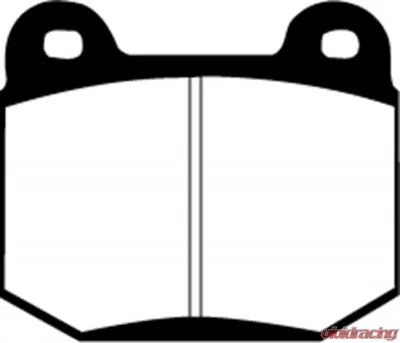 EBC Brakes Greenstuff Street sport Rear Disc Brake Pad Set FMSI D961 Rear - DP21537
