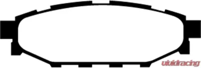 EBC Brakes Greenstuff Street sport Rear Disc Brake Pad Set FMSI D1114 Subaru Rear - DP21584