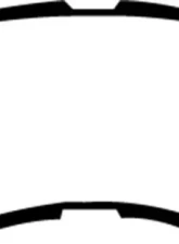 EBC Brakes Greenstuff Street sport Front Disc Brake Pad Set FMSI D866 Front                                     - DP21614 - Image 3