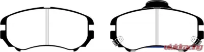 EBC Brakes Greenstuff Street sport Front Disc Brake Pad Set FMSI D924 Front - DP21643