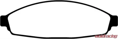 EBC Brakes Greenstuff Street sport Front Disc Brake Pad Set FMSI D931 Front - DP21676