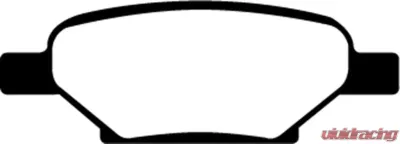 EBC Brakes Greenstuff Street sport Rear Disc Brake Pad Set FMSI D1033 Rear - DP21704