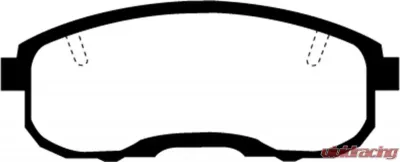 EBC Brakes Greenstuff Street sport Front Disc Brake Pad Set FMSI D653 Front - DP21752