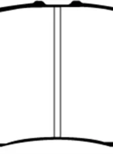 EBC Brakes Greenstuff Street sport Front Disc Brake Pad Set FMSI D1160 Front                                     - DP21763 - Image 3