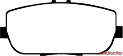 EBC Brakes Greenstuff Street sport Rear Disc Brake Pad Set FMSI D1180 Rear - DP21775