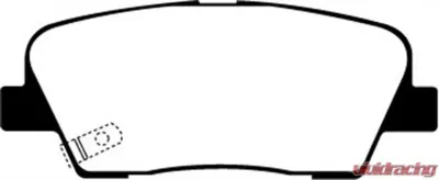 EBC Brakes Greenstuff Street sport Rear Disc Brake Pad Set FMSI D1284 Hyundai Rear - DP21806