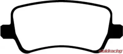 EBC Brakes Greenstuff Street sport Rear Disc Brake Pad Set FMSI D1307 Rear - DP21934