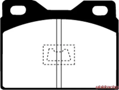 EBC Brakes Greenstuff Street sport Front Disc Brake Pad Set FMSI D156 Porsche 924 Front 1977-1982 - DP2220