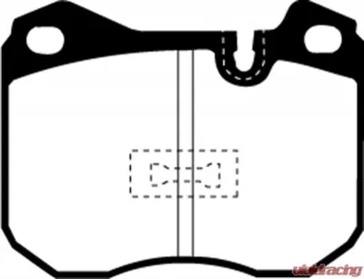 EBC Brakes Greenstuff Street sport Front Disc Brake Pad Set FMSI D251 Porsche Front - DP2345