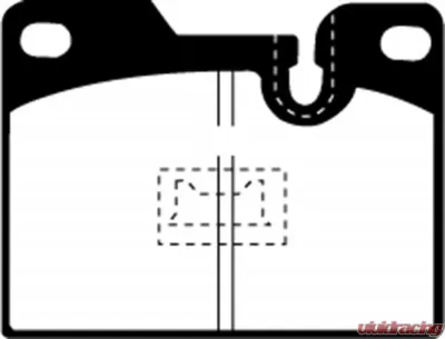 EBC Brakes Greenstuff Street sport Rear Disc Brake Pad Set FMSI D252 Porsche Rear - DP2346