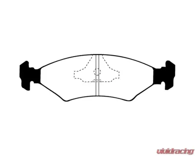 EBC Brakes Greenstuff Street sport Front Disc Brake Pad Set FMSI D350 Ferrari Mondial Rear - DP2415