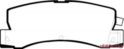 EBC Brakes Greenstuff Street sport Rear Disc Brake Pad Set FMSI D325 Rear - DP2628