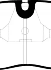 EBC Brakes Greenstuff Street sport Front Disc Brake Pad Set FMSI D394 BMW Front                                     - DP2689 - Image 3