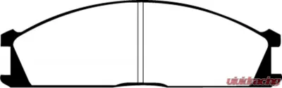 EBC Brakes Greenstuff Street sport Front Disc Brake Pad Set FMSI D554 Subaru SVX Front 1992-1997 3.3L 6-Cyl - DP2691