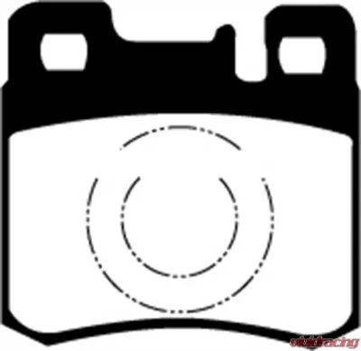 EBC Brakes Greenstuff Street sport Rear Disc Brake Pad Set FMSI D495 Mercedes-Benz Rear - DP2846
