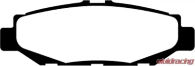 EBC Brakes Greenstuff Street sport Rear Disc Brake Pad Set FMSI D572 Rear - DP2848