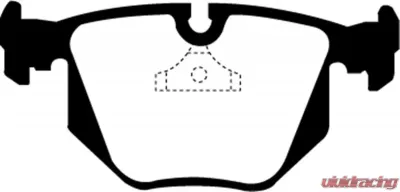 EBC Brakes Greenstuff Street sport Rear Disc Brake Pad Set FMSI D548 BMW Rear - DP2871
