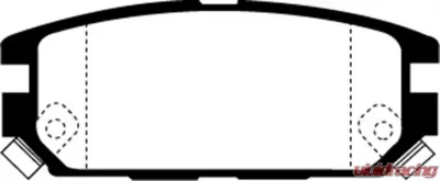 EBC Brakes Greenstuff Street sport Rear Disc Brake Pad Set FMSI D532 Rear - DP2987