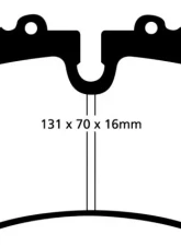 EBC Brakes Greenstuff 7000 & Redstuff Premium Street Front Disc Brake Pad Set FMSI D447                                     - DP31014C - Image 3