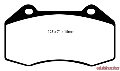 EBC Brakes Greenstuff 7000 & Redstuff Premium Street Front Disc Brake Pad Set FMSI D1379 Chevrolet Front 2.0L 4-Cyl - DP31539C
