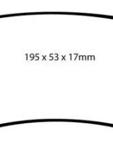 EBC Brakes Greenstuff 7000 & Redstuff Premium Street Front Disc Brake Pad Set FMSI D1158 Ford Taurus Front 2010-2012                                     - DP31767C - Image 3