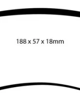 EBC Brakes Yellowstuff Our Flagship range Rear Disc Brake Pad Set FMSI D1077 Dodge Ram 1500 Rear 2004-2008                                     - DP41729R - Image 3