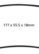 EBC Brakes Yellowstuff Our Flagship range Rear Disc Brake Pad Set FMSI D1068 Ford Rear                                     - DP41778R - Image 3