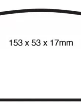 EBC Brakes Yellowstuff Our Flagship range Front Disc Brake Pad Set FMSI D1351 Pontiac G8 Front 2008-2009                                     - DP41833R - Image 3