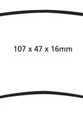 EBC Brakes Yellowstuff Our Flagship range Rear Disc Brake Pad Set FMSI D1430 Rear                                     - DP42016R - Image 3