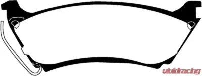 EBC Brakes Greenstuff Street sport Rear Disc Brake Pad Set FMSI D761 Mercedes-Benz Rear - DP61233
