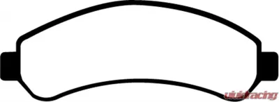 EBC Brakes Greenstuff Street sport Front Disc Brake Pad Set FMSI D726 Front - DP61256