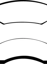 EBC Brakes Greenstuff Street sport Front Disc Brake Pad Set FMSI D375 Front                                     - DP61261 - Image 3