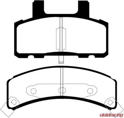 EBC Brakes Greenstuff Street sport Front Disc Brake Pad Set FMSI D369 Front - DP61273