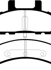 EBC Brakes Greenstuff Street sport Front Disc Brake Pad Set FMSI D369 Front                                     - DP61273 - Image 3