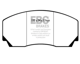 EBC Brakes RP-1 Racing Brake Pads AP Caliper Type Ford Fiesta ST | Lotus Esprit 2000-2017