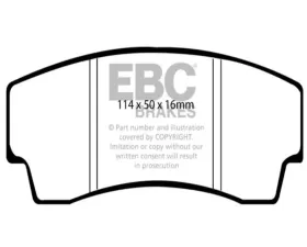 EBC Brakes RP-1 Racing Brake Pads Alcon | AP Racing | Hi-Spec | Tarox | Lotus Esprit