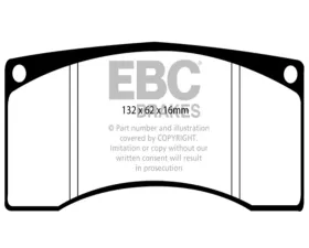 EBC Brakes RP-1 Racing Brake Pads Alcon | AP Racing | Brembo | Ferrari | Mitsubishi | Subaru | Wilwood