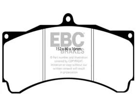 EBC Brakes RP-1 Racing Brake Pads Alcon | AP Racing | D2Racing | K-Sport