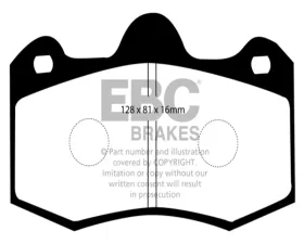 EBC Brakes RP-1 Racing Brake Pads Alcon | AP Racing | Lotus Evora | Exige