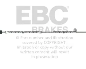 EBC Brakes Wear Leads Front Disc Brake Pad Wear Sensor FMSI D682 BMW Z8 Front 2000-2003