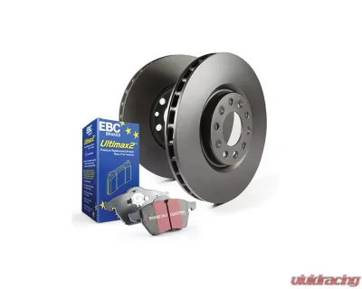 EBC Brakes S1KF Kit Number Front Disc Brake Pad and Rotor Kit UD14541+RK1679 Mazda Mazda 2 Front 2011-2014 1.5L 4-Cyl - S1KF1533