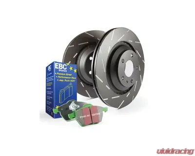 EBC Brakes S2KF Kit Number Front Disc Brake Pad and Rotor Kit DP22003+USR1679 Mazda Mazda 2 Front 2011-2014 1.5L 4-Cyl - S2KF1441