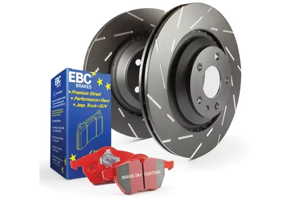 EBC Brakes S4KR Kit Number Rear Disc Brake Pad and Rotor Kit DP31894C+USR7641 Ford Mustang Rear 2013-2014 5.8L V8 - S4KR1392