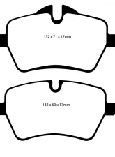 EBC Brakes Ultimax OEM Plus Front Disc Brake Pad Set FMSI D1204 Front                                     - UD1204 - Image 3