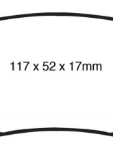 EBC Brakes Ultimax OEM Plus Rear Disc Brake Pad Set FMSI D1326 Rear                                     - UD1326 - Image 3